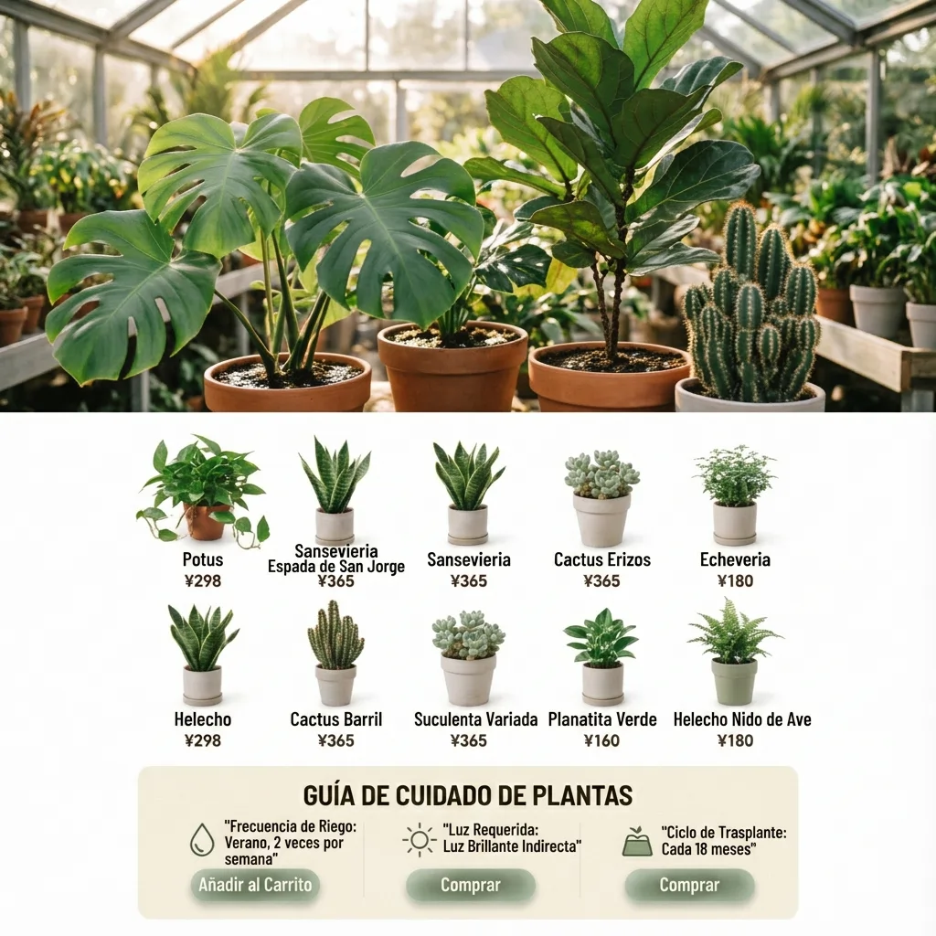 Tienda de plantas online de Mendoza (caso ilustrativo)